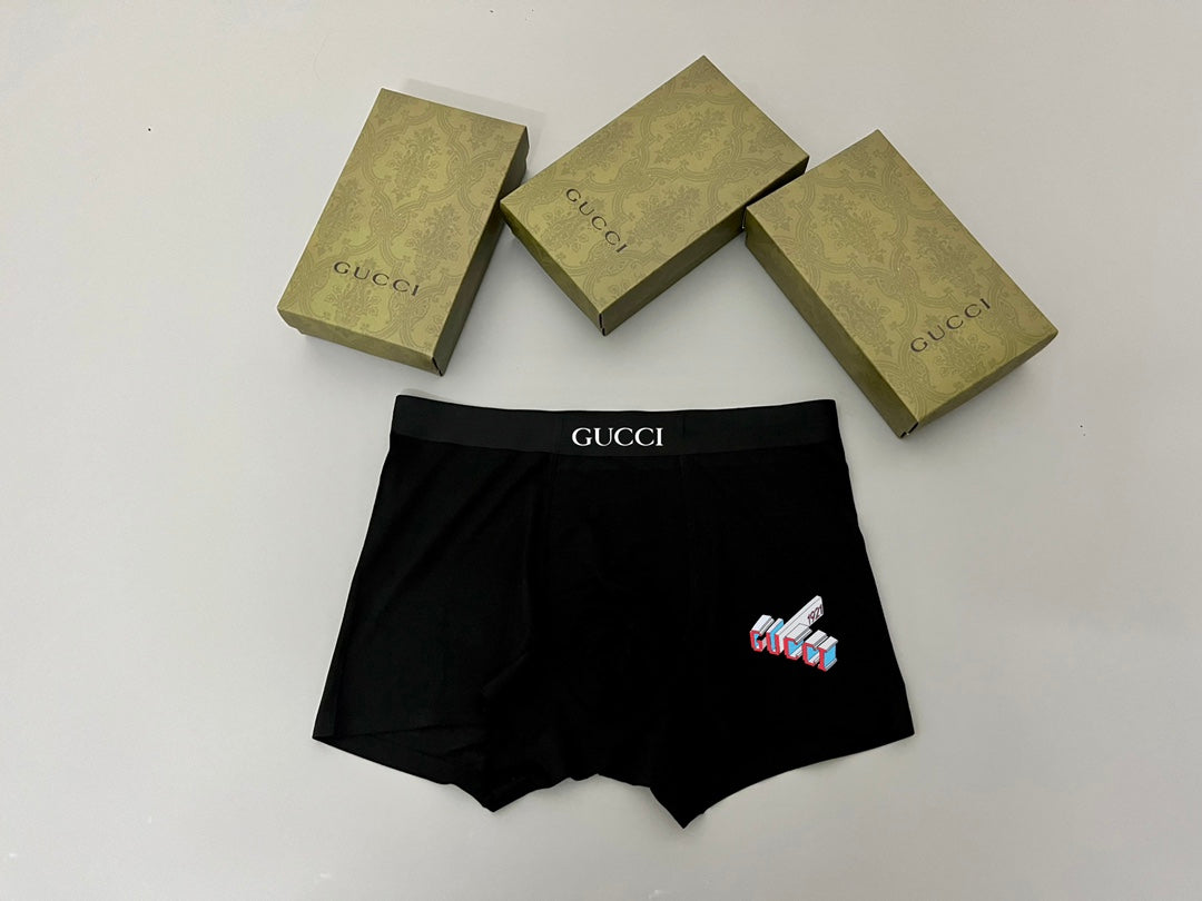 Gucci Black Small Rabbit Motif Boxer Briefs, image 5
