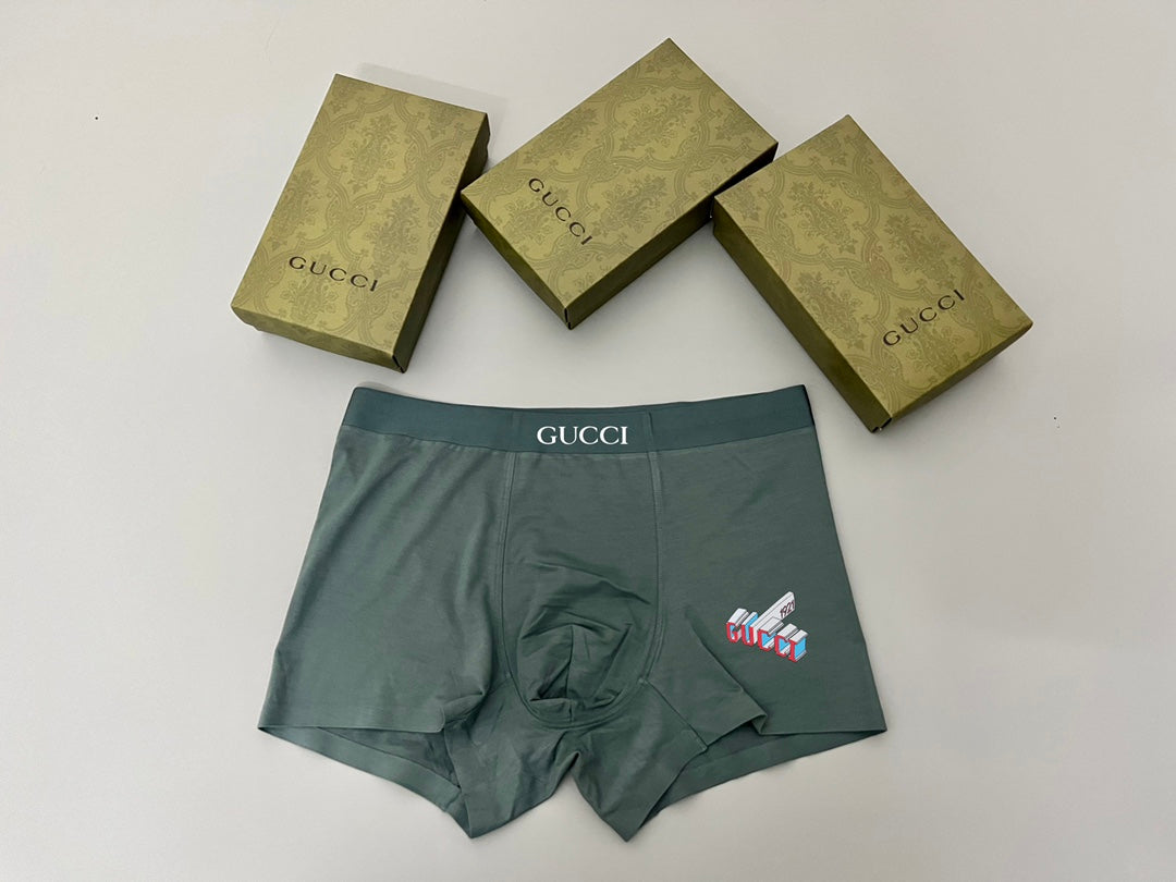 Gucci Black Small Rabbit Motif Boxer Briefs, image 4