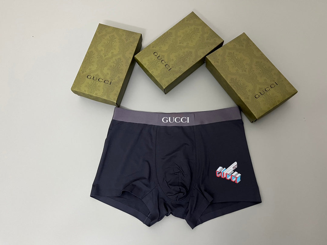 Gucci Black Small Rabbit Motif Boxer Briefs, image 6