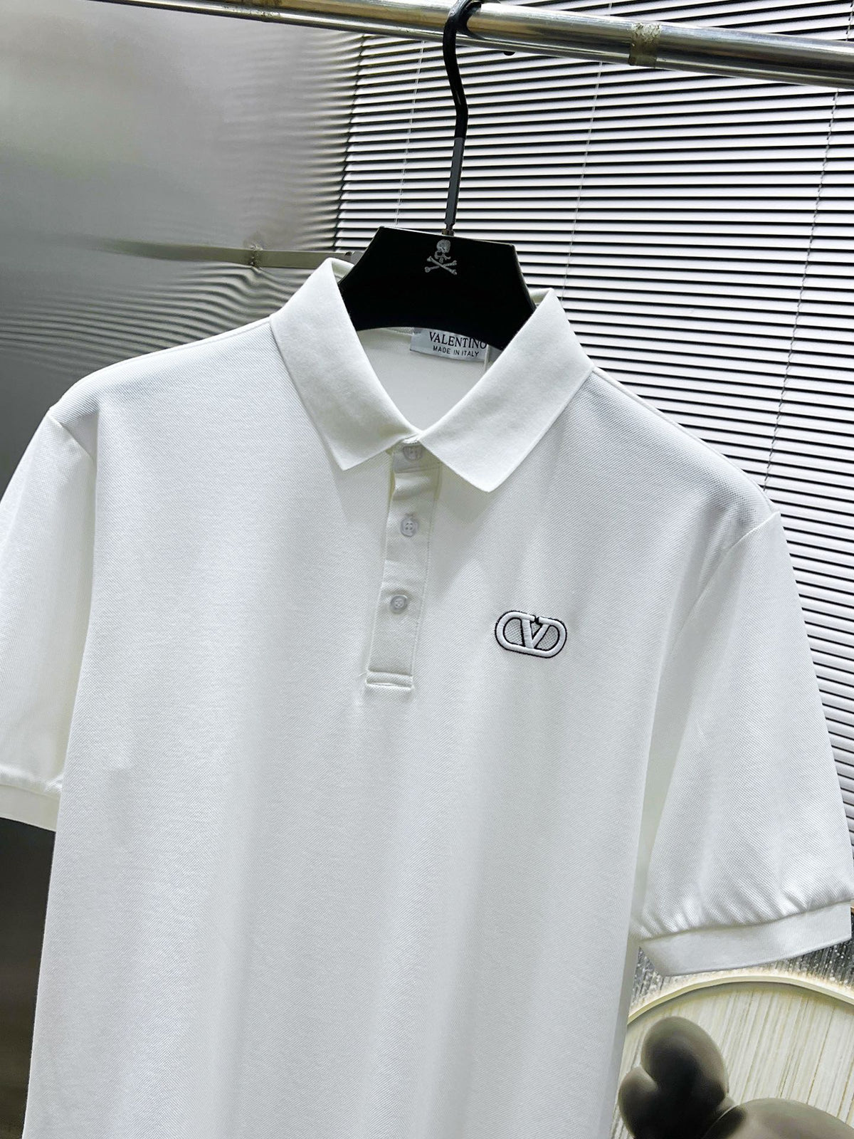 Valentino Short-Sleeve Polo with Small Chest Emblem, product gallery image 4