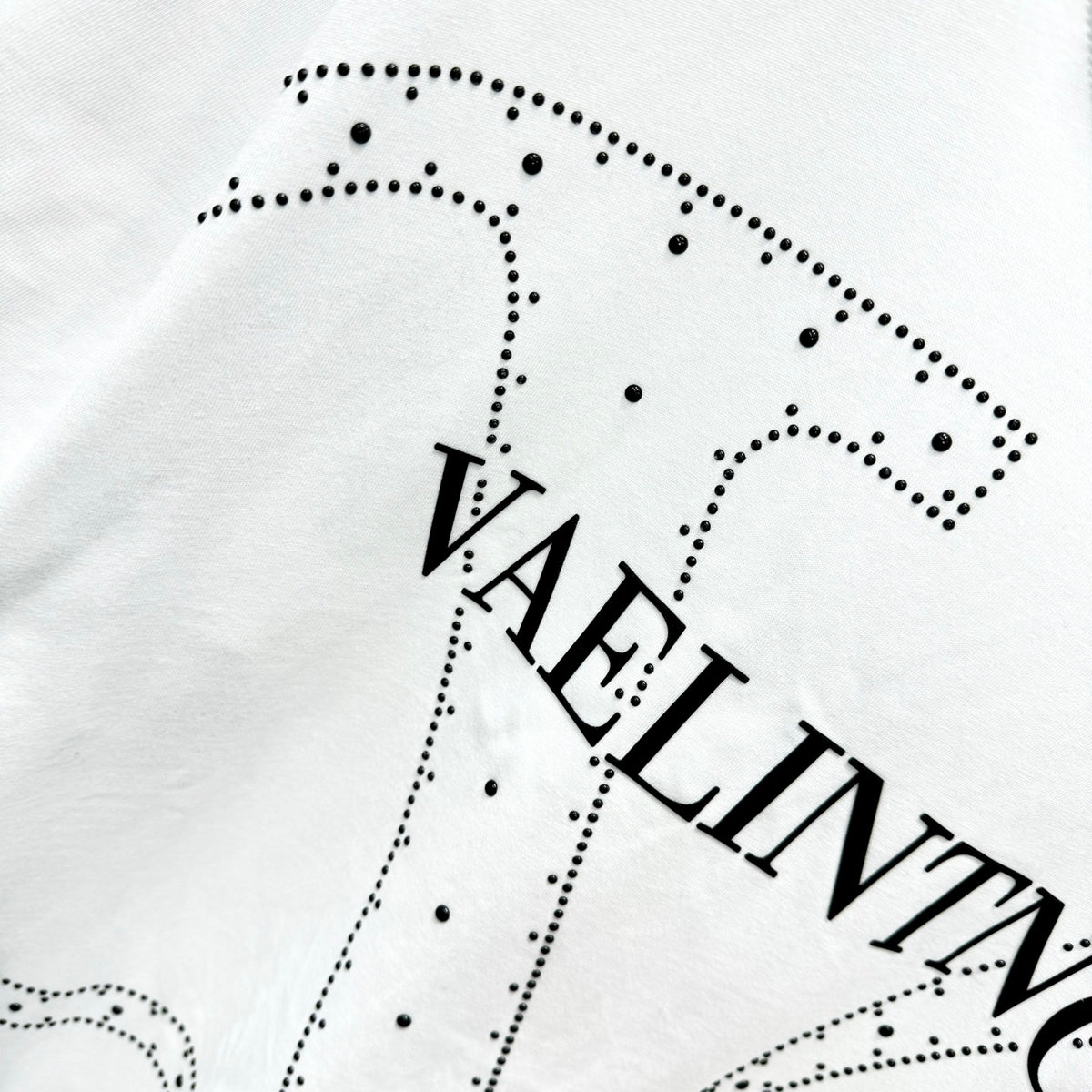 Valentino Outline Emblem T-Shirt with Chest Lettering, product gallery image 16