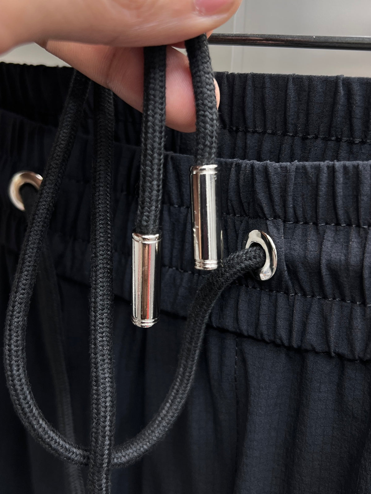 Valentino Full-Length Drawstring Trousers, Dark Grey, product gallery image 5