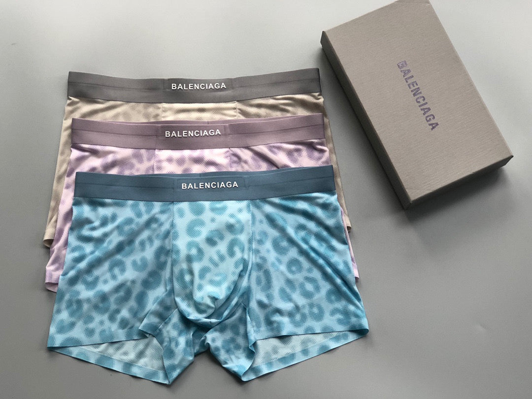 Balenciaga Green Black Dense Mini Pattern Boxer Briefs, image 2