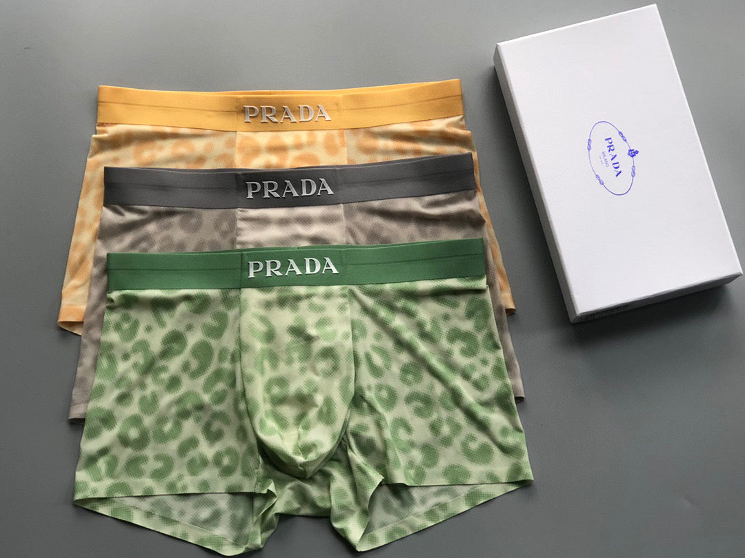 Balenciaga Green Black Dense Mini Pattern Boxer Briefs, image 1