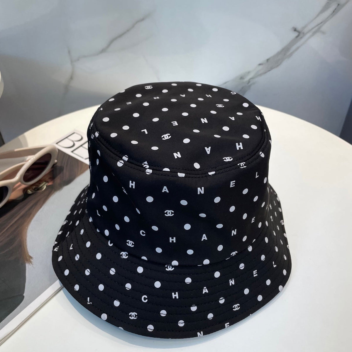 Chanel Embroidered Bucket Hat - image 3