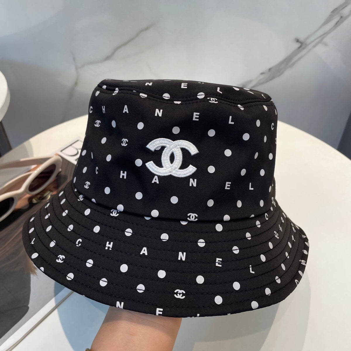 Chanel Embroidered Bucket Hat - image 2