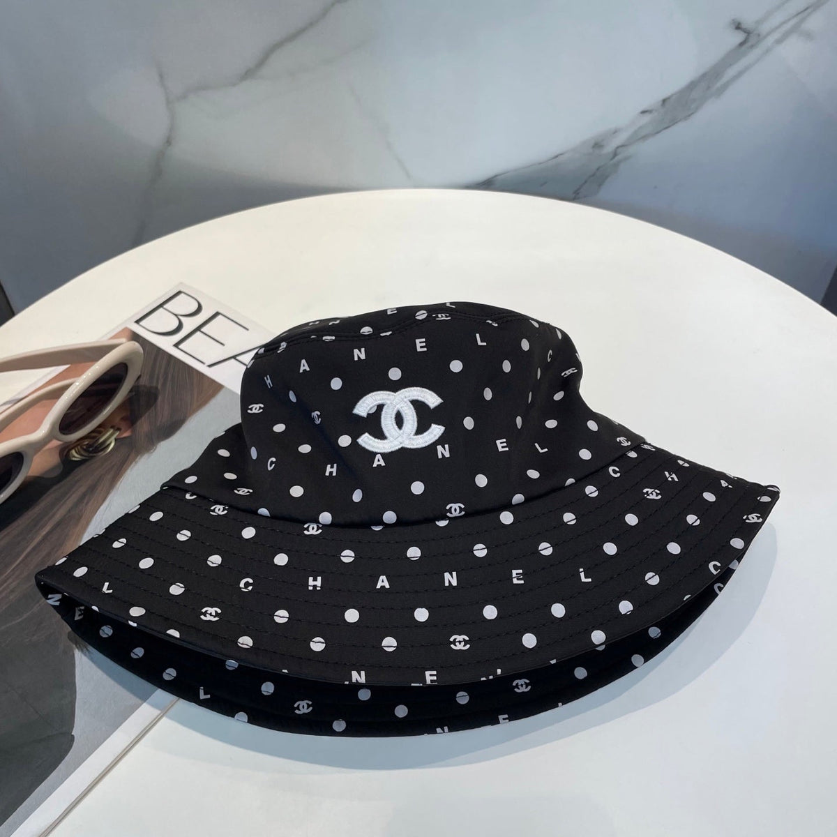 Chanel Embroidered Bucket Hat - image 7