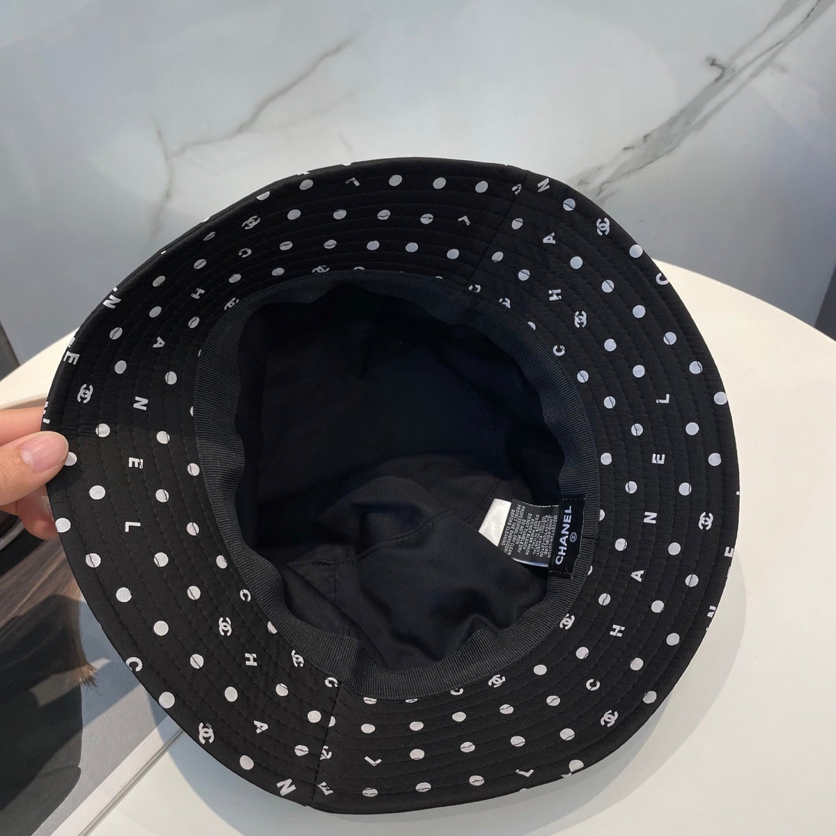 Chanel Embroidered Bucket Hat - image 4