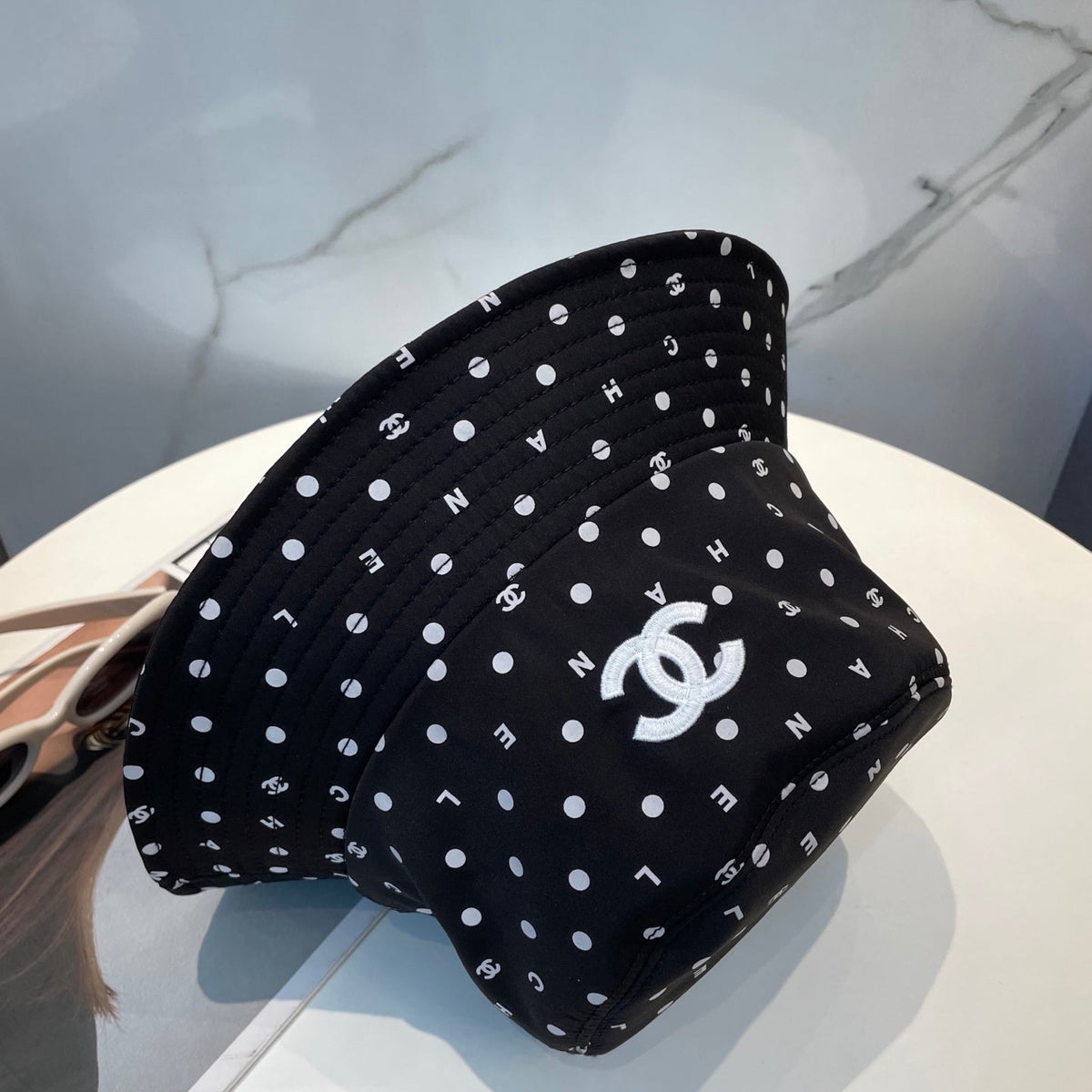Chanel Embroidered Bucket Hat - image 6