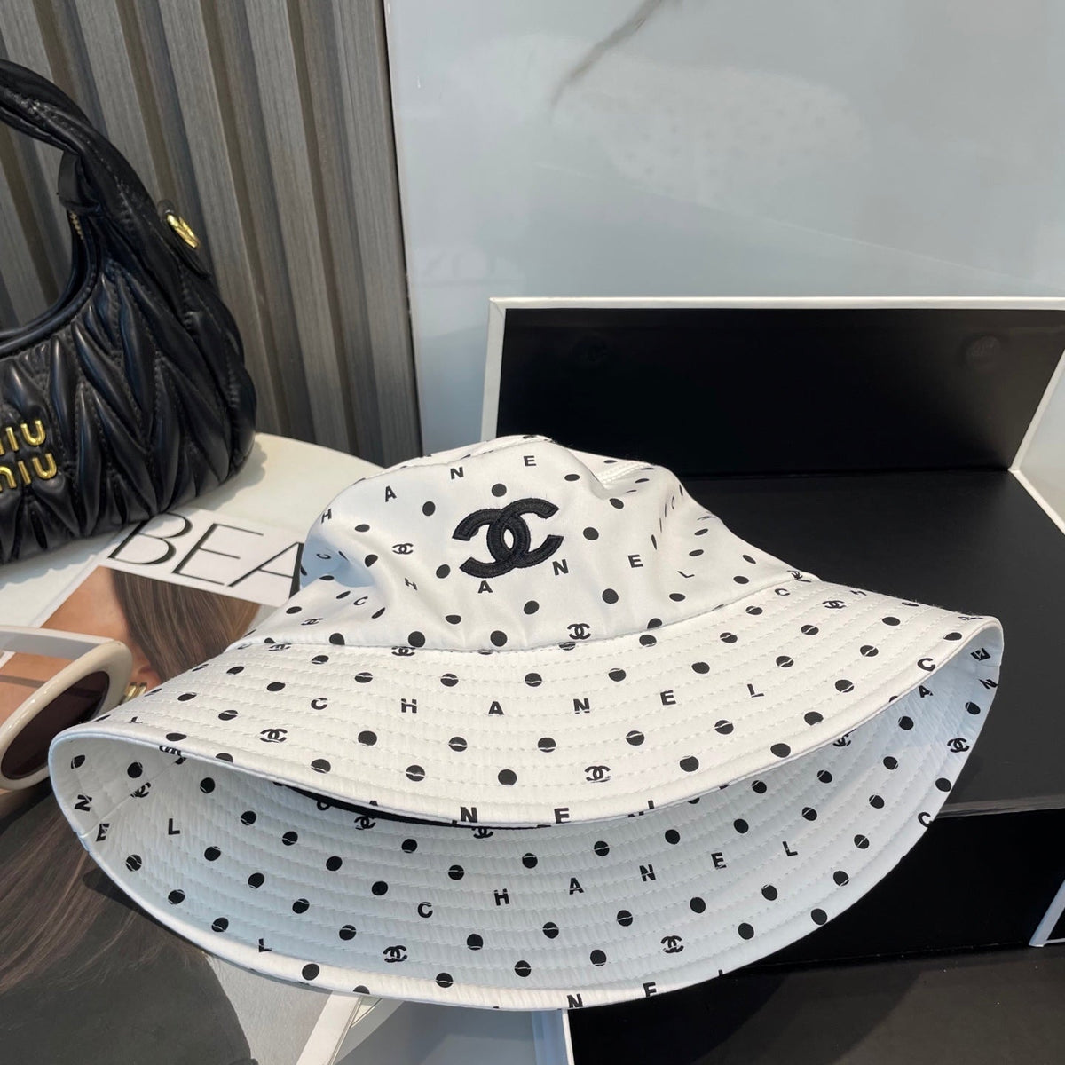 Chanel Embroidered Bucket Hat - image 7