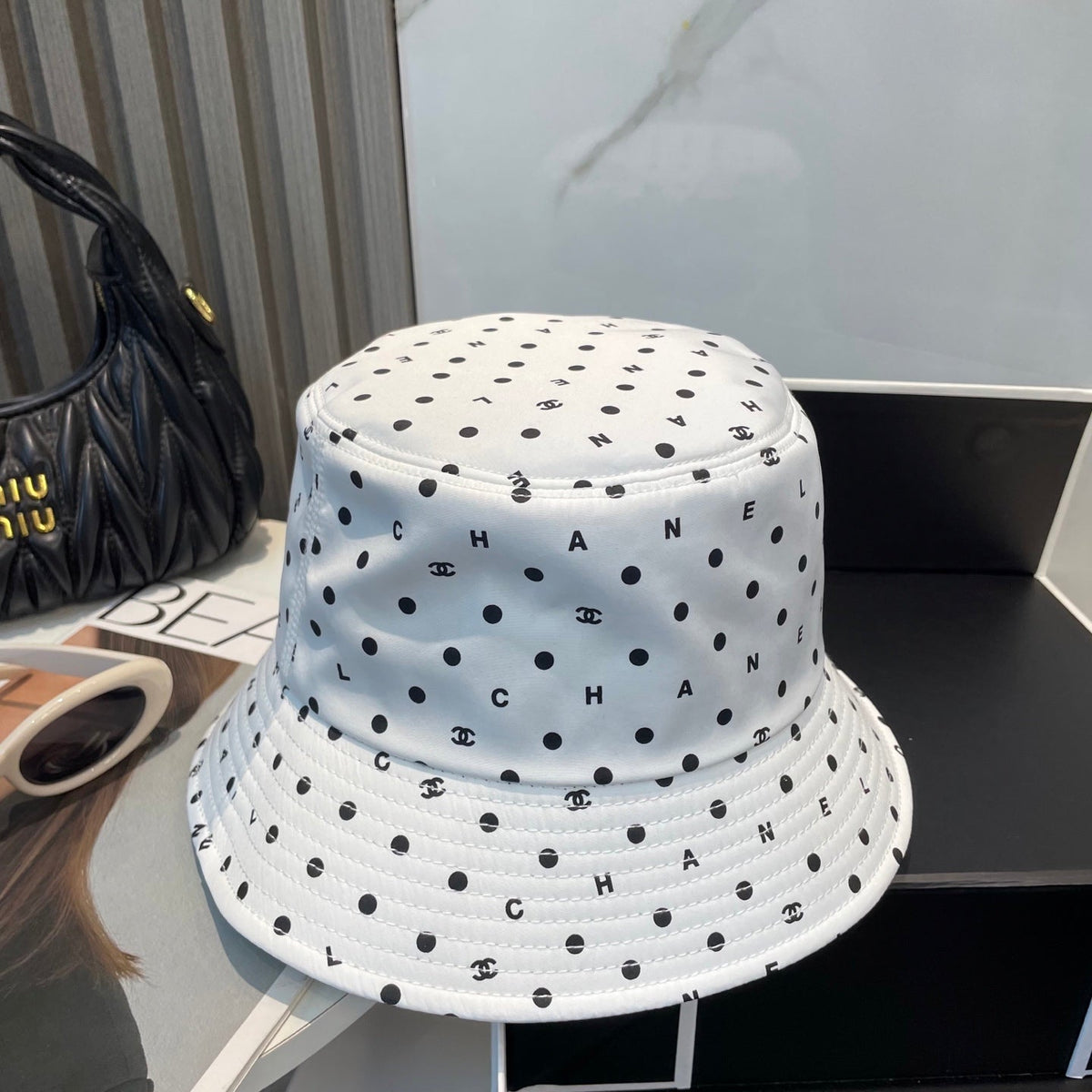 Chanel Embroidered Bucket Hat - image 3