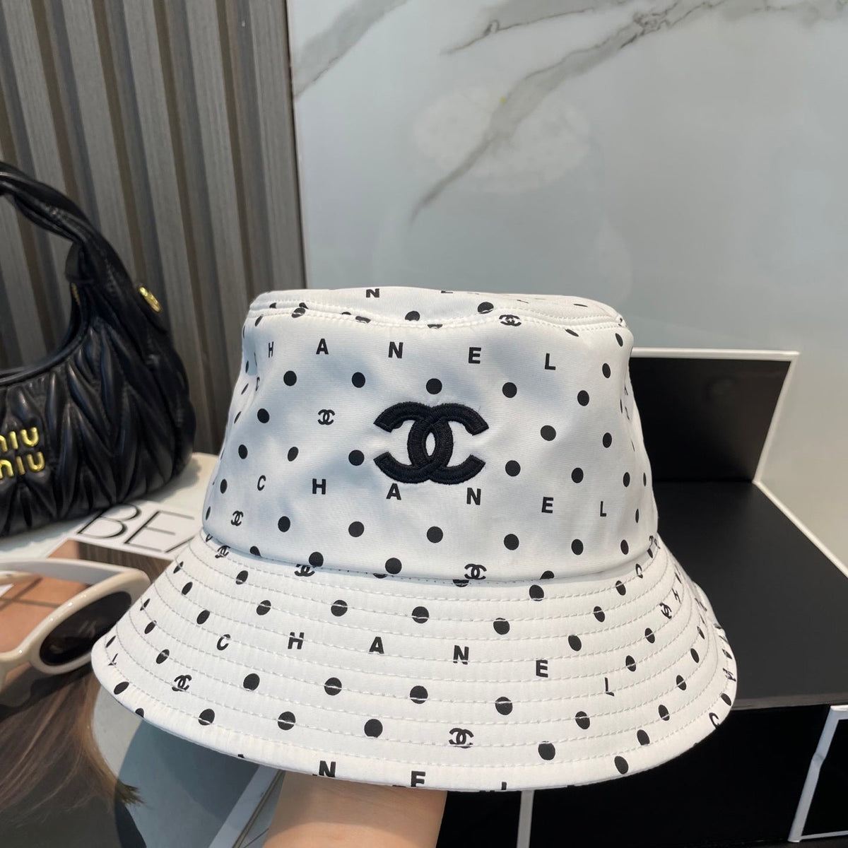 Chanel Embroidered Bucket Hat - image 2
