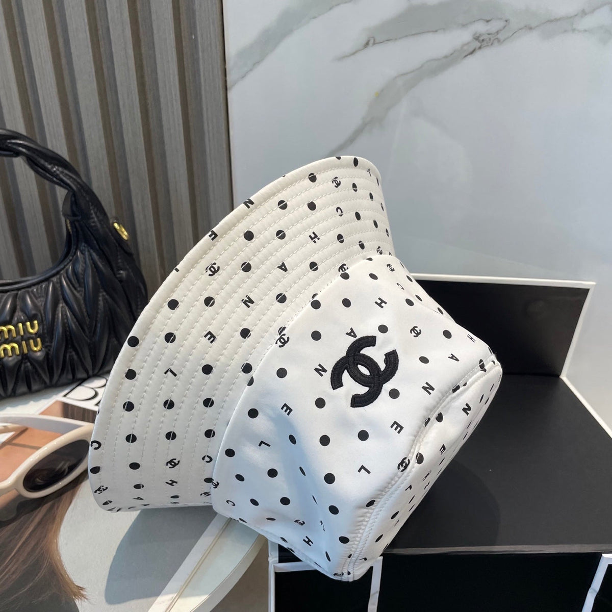 Chanel Embroidered Bucket Hat - image 6