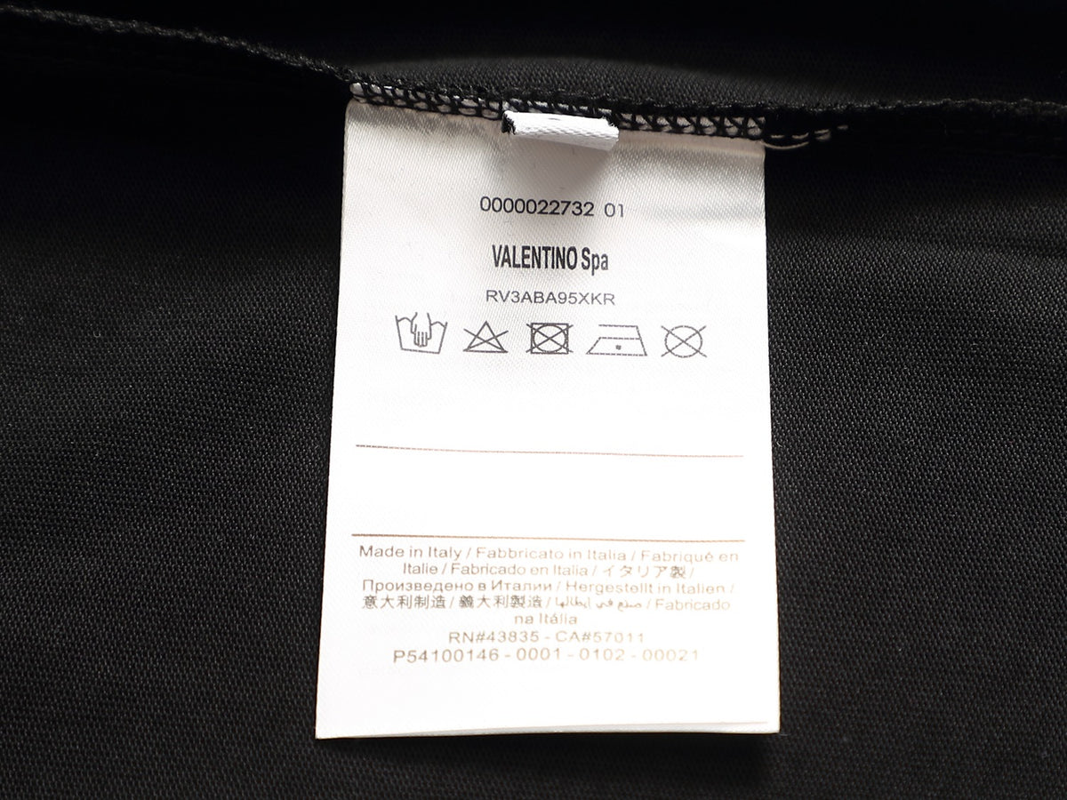 Valentino Letter Logo T-Shirt with Plain Crewneck, product gallery image 31