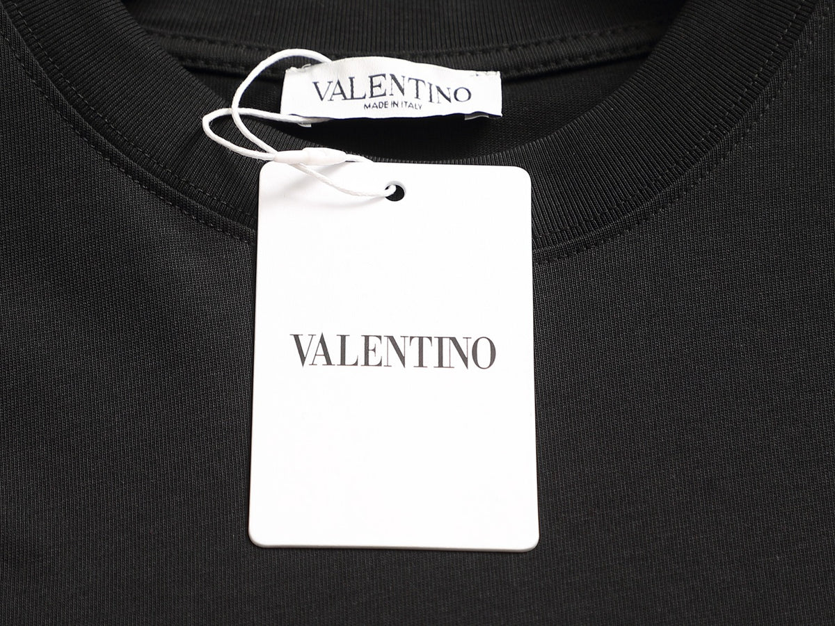 Valentino Letter Logo T-Shirt with Plain Crewneck, product gallery image 28