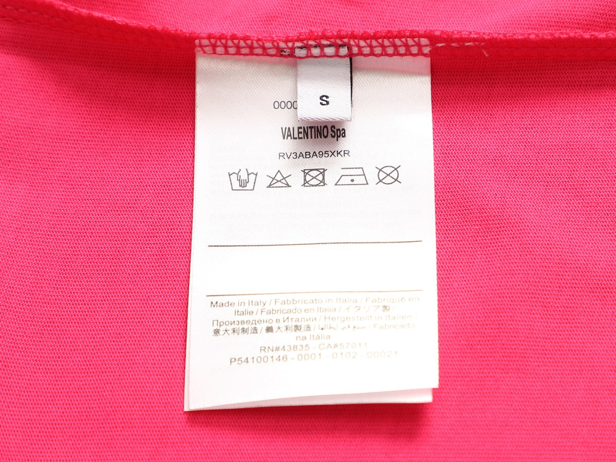 Valentino Letter Logo T-Shirt with Plain Crewneck, product gallery image 10