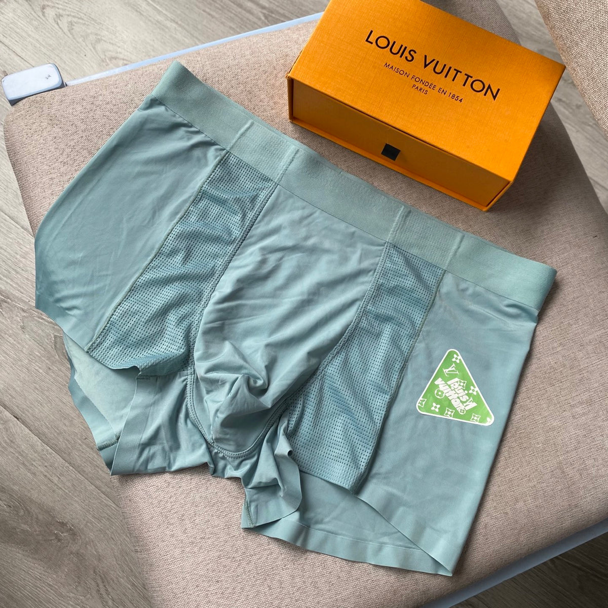 Louis Vuitton Muted Shades Triangle Leg Motif Boxer Briefs, image 6