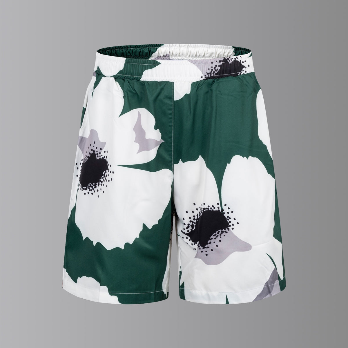 Valentino Floral Shorts with Oversized White Flowers, product gallery image 1