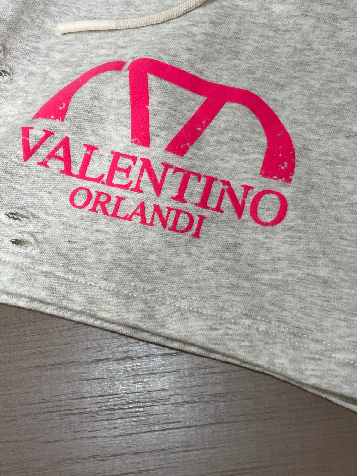 Valentino VLTN Drawstring Shorts with Pink Emblem, product gallery image 6