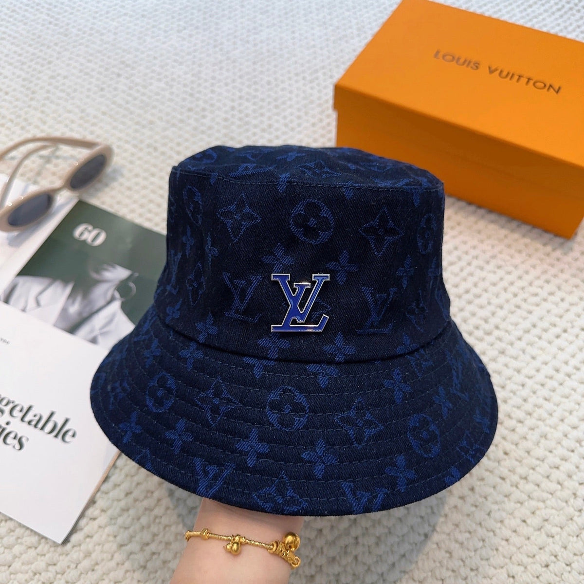 Louis Vuitton Denim Bucket Hat - image 2