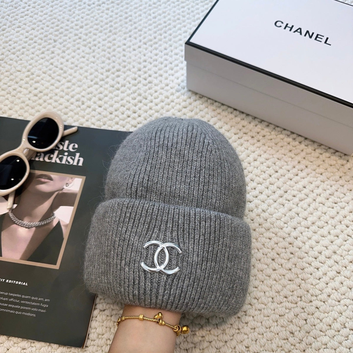 Chanel Knit Beanie - image 5