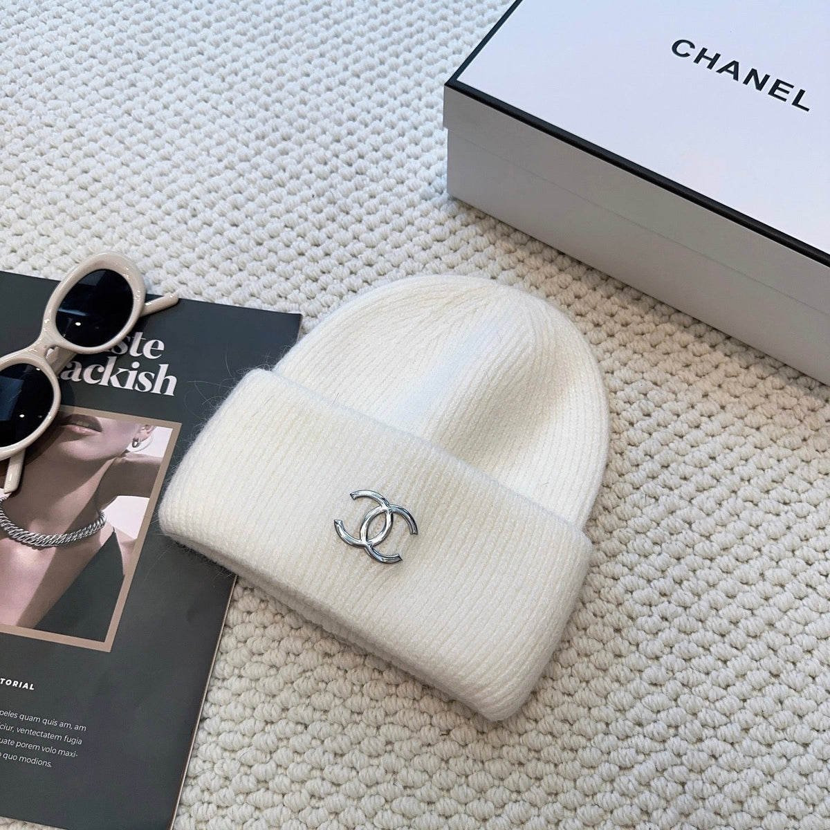 Chanel Knit Beanie - image 2
