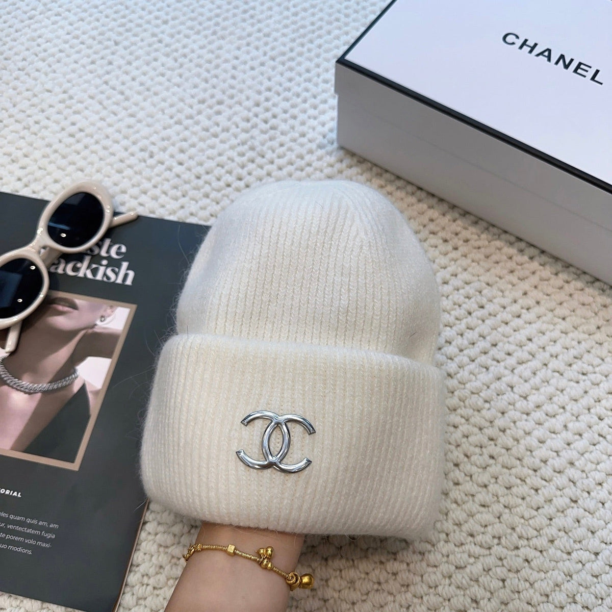 Chanel Knit Beanie - image 5