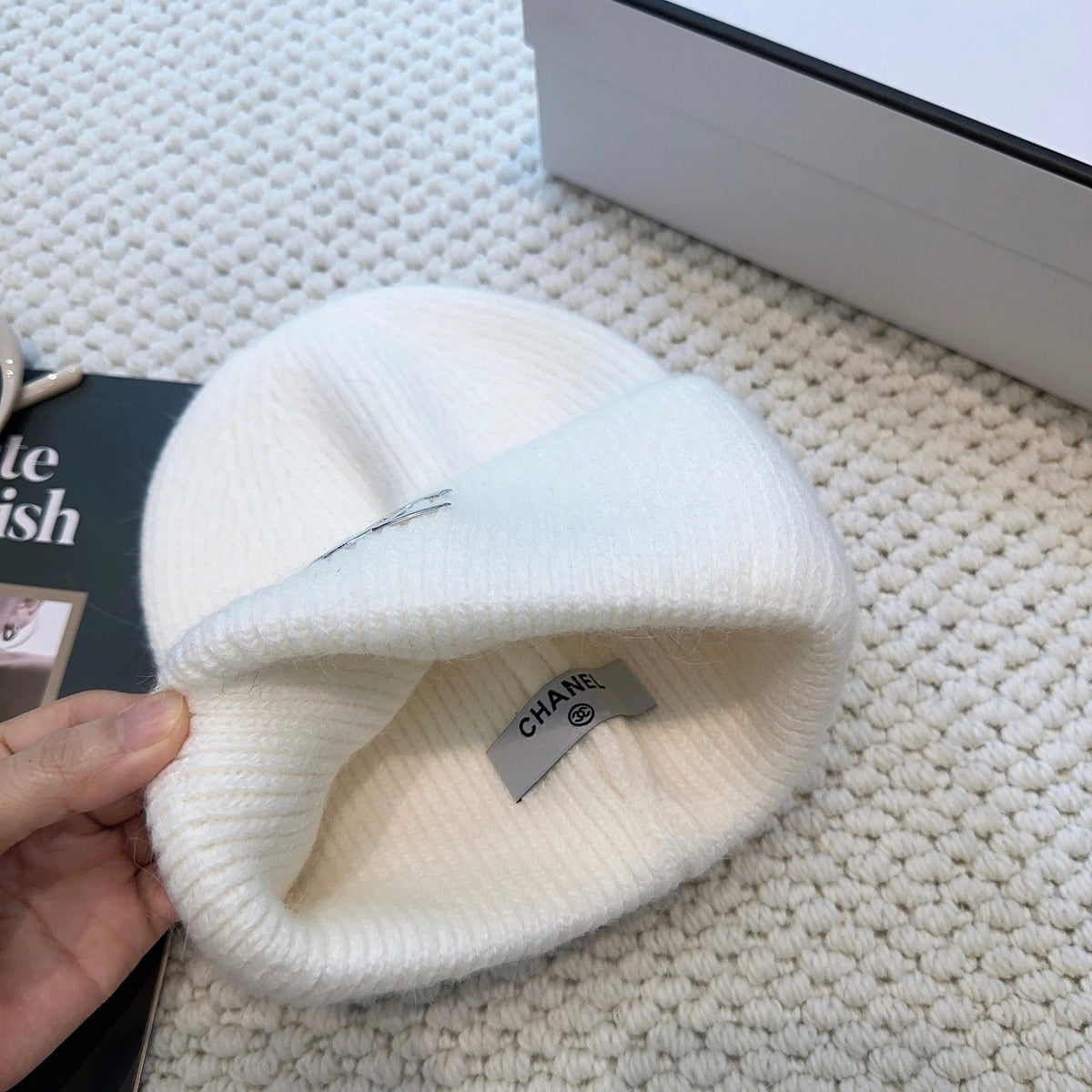 Chanel Knit Beanie - image 4