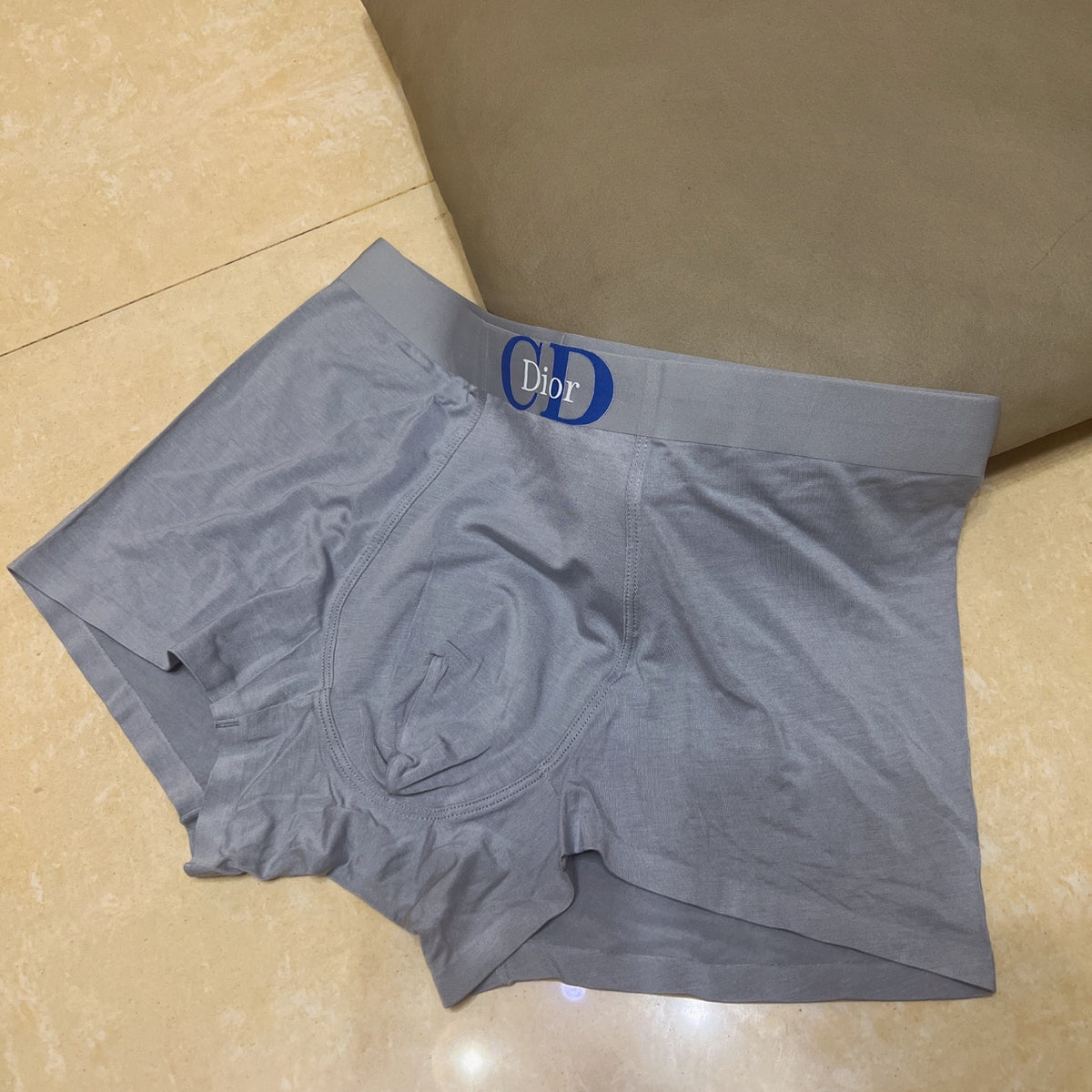 Dior Navy Tonal Large Flower Boxer Briefs, image 2