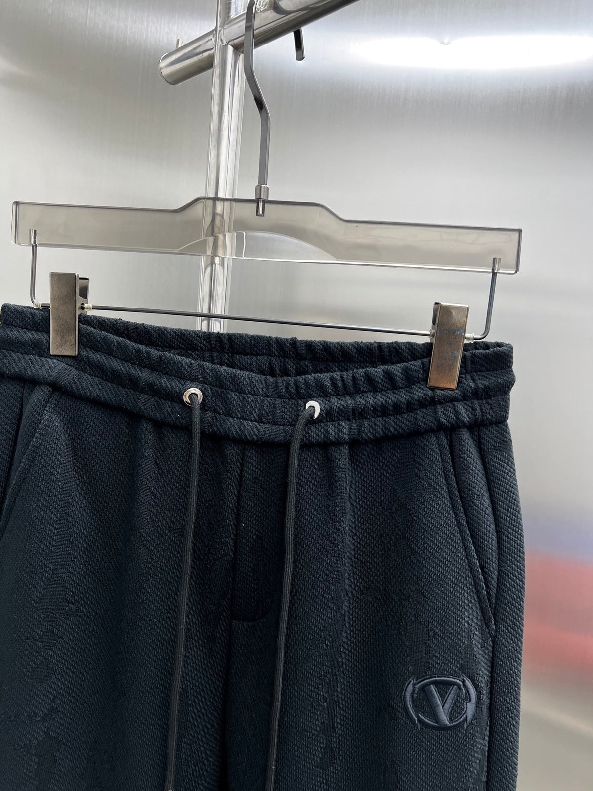 Valentino Casual Trousers with Drawstring Waist, Dark, product gallery image 3
