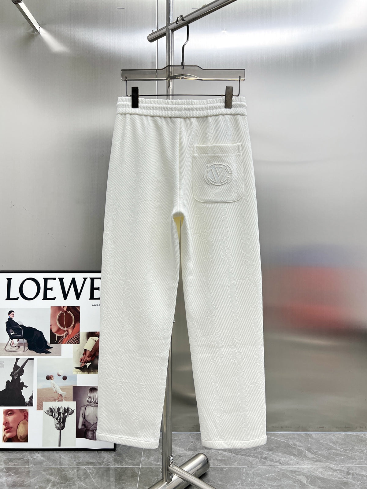 Valentino Casual Trousers with Drawstring Waist, Light, product gallery image 2