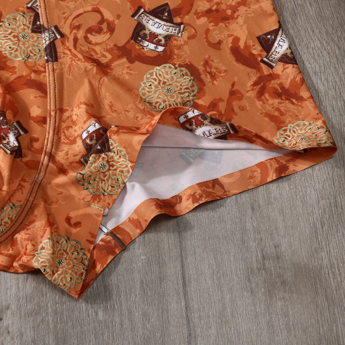 Balenciaga Orange Dark Grey Dense Print Boxer Briefs, image 9