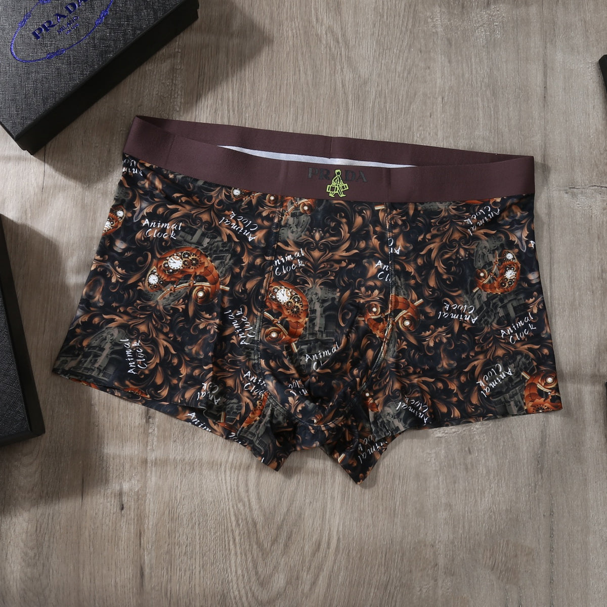 Prada Bright Landscape Print Assortment Boxer Briefs, image 7