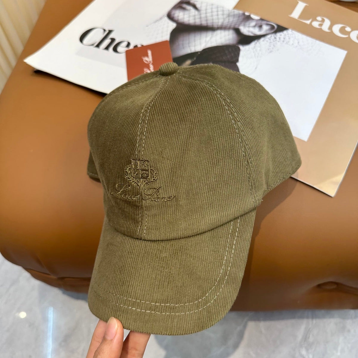 Loro Piana Corduroy Baseball Cap - image 2