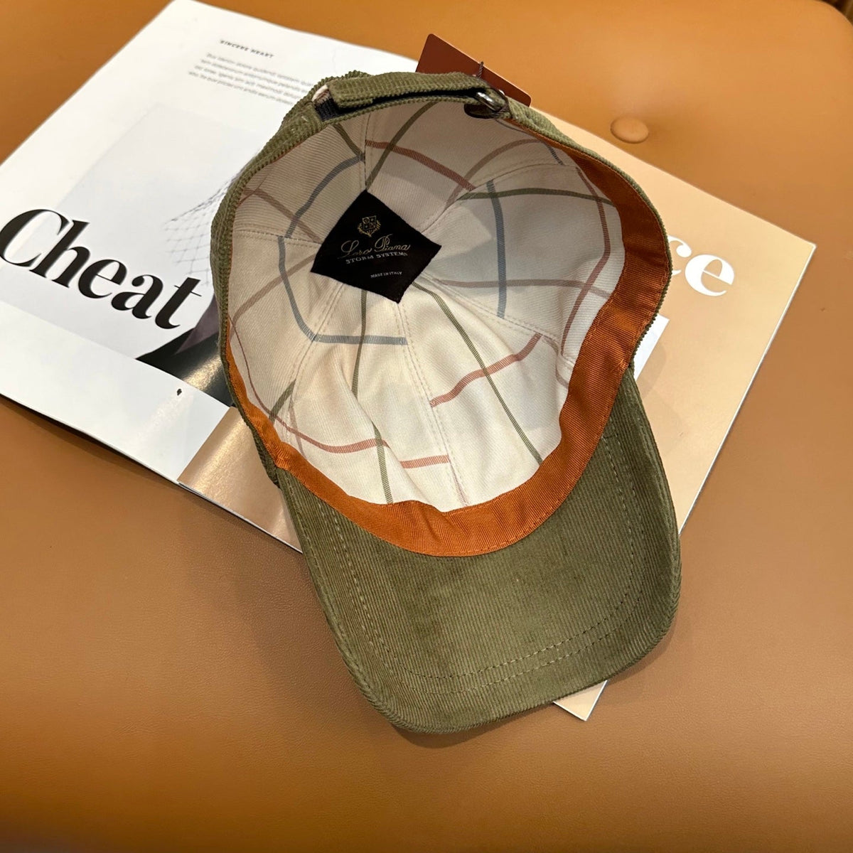 Loro Piana Corduroy Baseball Cap - image 4