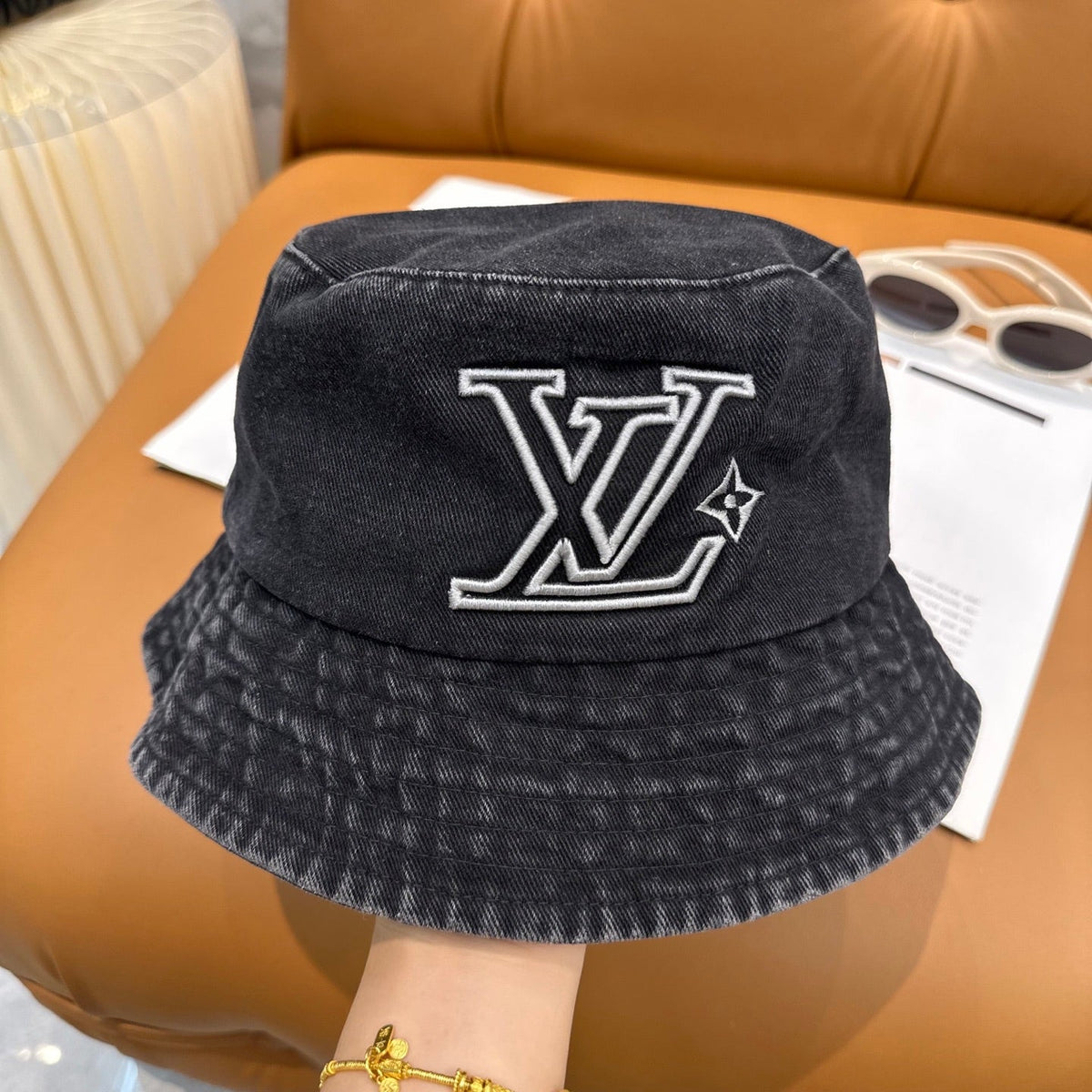 Embroidered Bucket Hat - image 2
