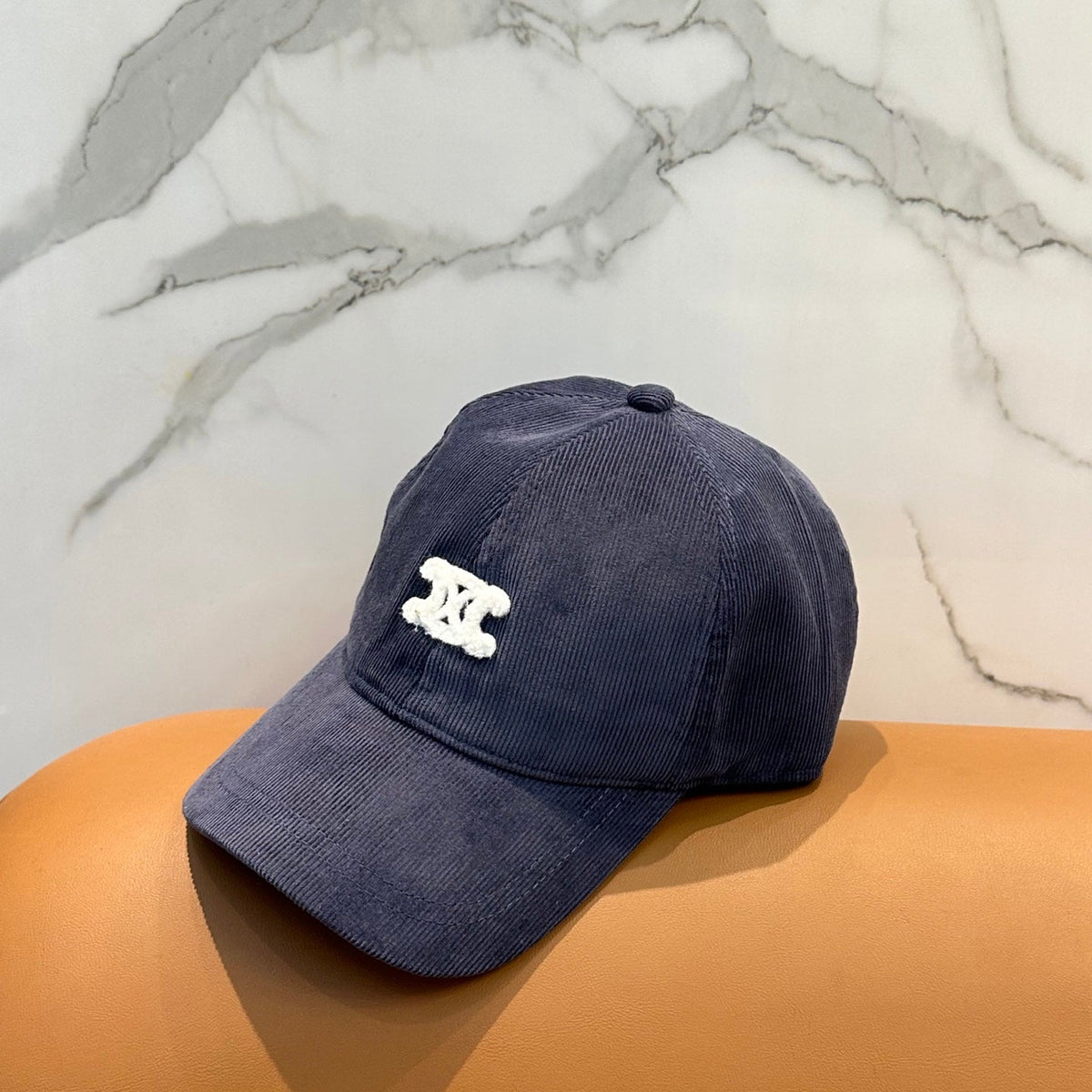 Celine Corduroy Baseball Cap - image 8