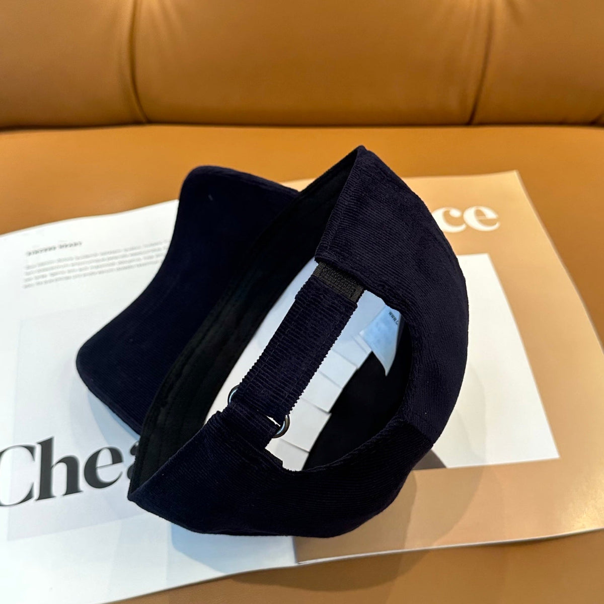 Celine Corduroy Baseball Cap - image 4