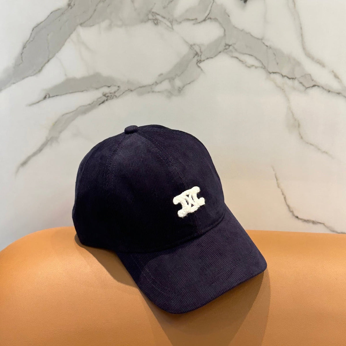 Celine Corduroy Baseball Cap - image 8