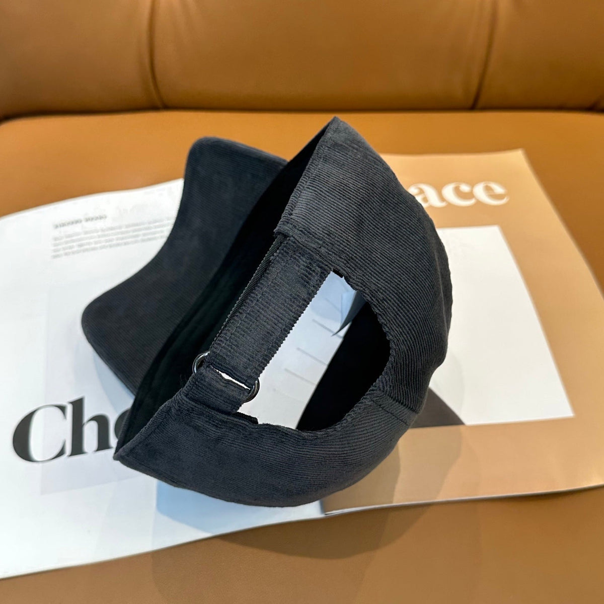 Celine Corduroy Baseball Cap - image 3