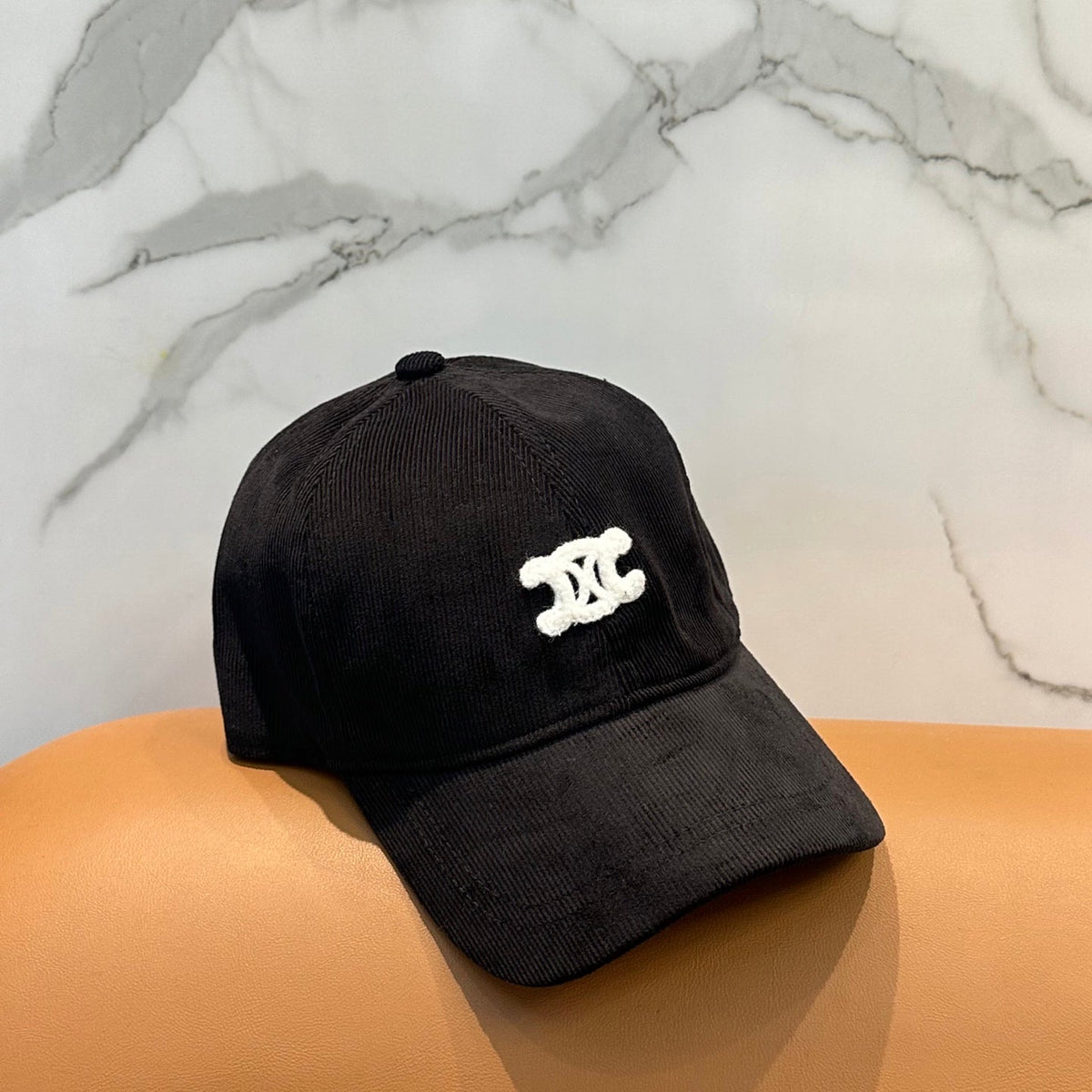 Celine Corduroy Baseball Cap - image 8