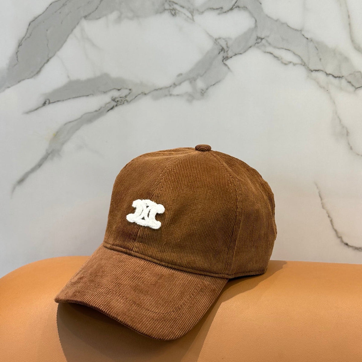 Celine Corduroy Baseball Cap - image 8