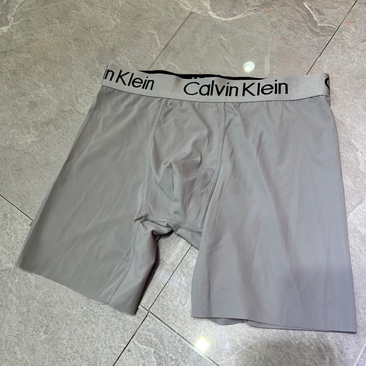 Calvin Klein White Modelled Short Leg Boxer Briefs, image 4
