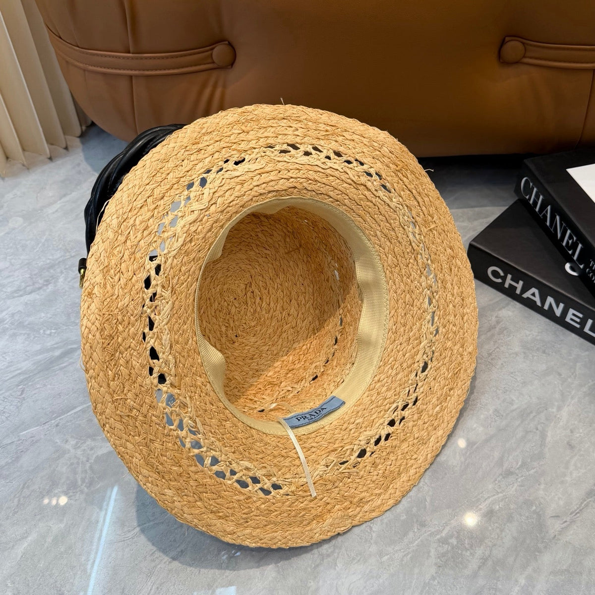 Prada Open Knit Wide Brim Hat - image 4