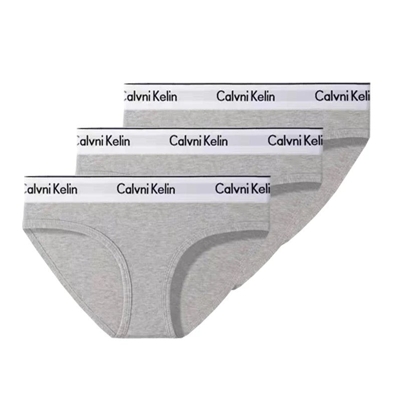 Calvin Klein Black White Wordmark Waist Women's Briefs, image 5