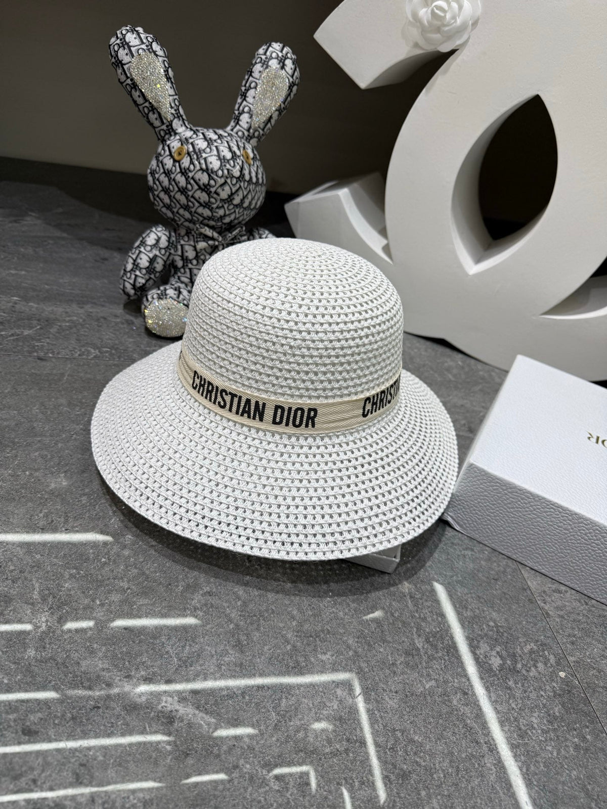 Dior Woven Open Knit Hat - image 7