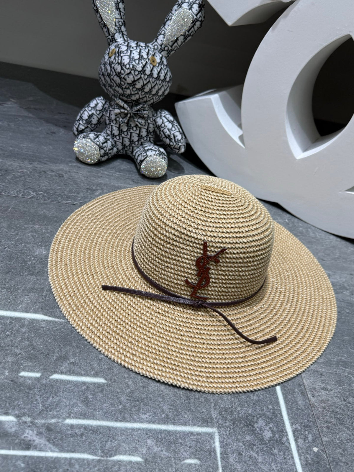 Saint Laurent Woven Open Knit Hat - image 7