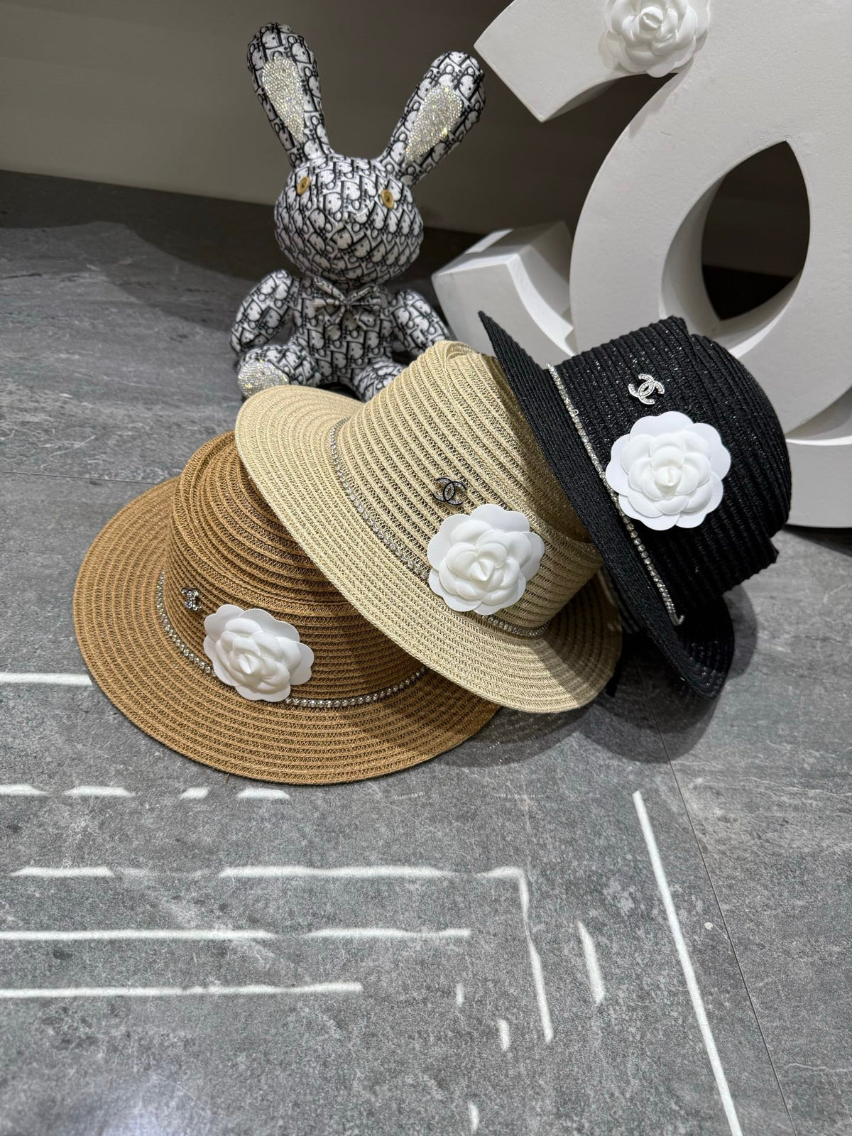 Chanel Woven Open Knit Hat - image 6