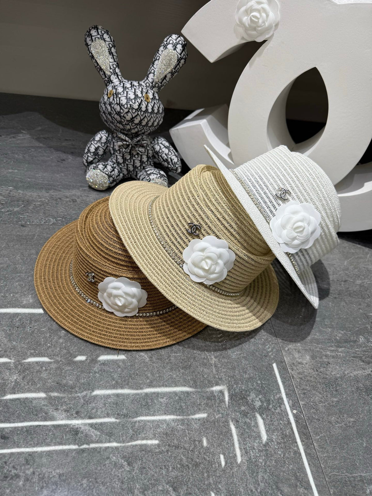 Chanel Woven Open Knit Hat - image 8