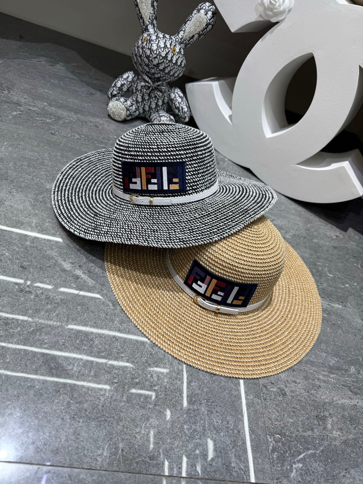 Fendi Woven Open Knit Hat - image 3